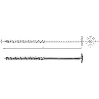 OEM Vite Per Legno Con Collare Per Torx, Zincata, 8340mm T40 - 50.0 Pcs - Spkk 8340 OEM Vite Per Legno Con Collare Per Torx, Zincata, 8340mm T40 - 50.0 Pcs - Spkk 8340