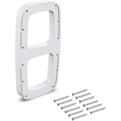 EMUCA Set Di Spessori Laterali Per Appendiabiti Sling, Tecnoplastica, Bianca - EMUCA Set Di Spessori Laterali Per Appendiabiti Sling, Tecnoplastica, Bianca -