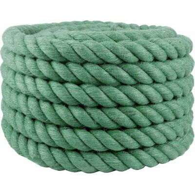 VIDAXL Corda Di Juta 30 Mm Verde 100% Juta Tossa VIDAXL Corda Di Juta 30 Mm Verde 100% Juta Tossa