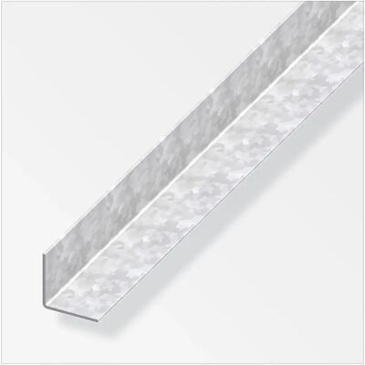 ALFER Angolare 35.5x35.5 Acciaio Zincato - 1 Metro. ALFER Angolare 35.5x35.5 Acciaio Zincato - 1 Metro.
