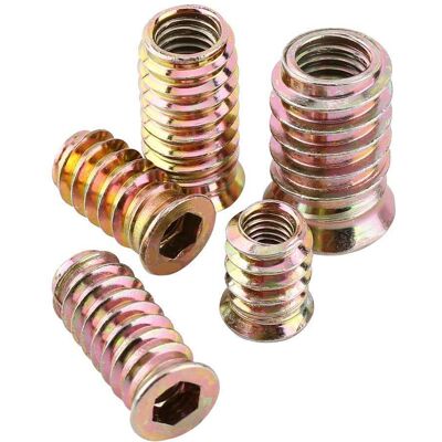 OEM Inserti Filettati M8 X 25 Mm, Inserti Per Legno, Inserti A Vite, Dadi Esagonali Filettati In Lega Di Zinco, Inserti A Vite A Testa Cilindrica Con Esagono Incassato (100 Pezzi) OEM Inserti Filettati M8 X 25 Mm, Inserti Per Legno, Inserti A Vite, Dadi Esagonali Filettati In Lega Di Zinco, Inserti A Vite A Testa Cilindrica Con Esagono Incassato (100 Pezzi)