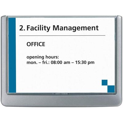 Durable - 4861-37 Targa - Grafite - 14.9x10.55 cm - Sign Durable - 4861-37 Targa - Grafite - 14.9x10.55 cm - Sign