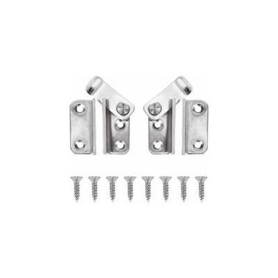 OEM Lucchetto Per Porta Con Chiavistello Scorrevole Destro E Sinistro, Serratura Antifurto Con Gancio E Anello, 2 Pezzi - Crezuo OEM Lucchetto Per Porta Con Chiavistello Scorrevole Destro E Sinistro, Serratura Antifurto Con Gancio E Anello, 2 Pezzi - Crezuo