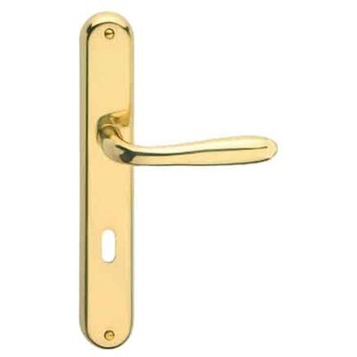 VDS Maniglia 'amalfi' Con Placca Colore Bronzo Graffiato Lucido - Interasse 70 Mm VDS Maniglia 'amalfi' Con Placca Colore Bronzo Graffiato Lucido - Interasse 70 Mm