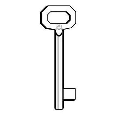 SILCA Chiave Passepartout 5011 Media Finitura Ottone Patent Per Porte Interne SILCA Chiave Passepartout 5011 Media Finitura Ottone Patent Per Porte Interne