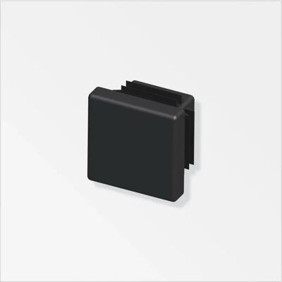 ALFER Tappi A Lamelle Quadrati Aluminium 23.5mm Nero 2pz - 29830 ALFER Tappi A Lamelle Quadrati Aluminium 23.5mm Nero 2pz - 29830