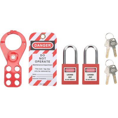OEM Kit Di Lucchetto Di Sicurezza E Targhetta, Chiavi Lotus Tag Antimanomissione Per Apparecchiature Industriali, Archetto Da 38 Mm OEM Kit Di Lucchetto Di Sicurezza E Targhetta, Chiavi Lotus Tag Antimanomissione Per Apparecchiature Industriali, Archetto Da 38 Mm