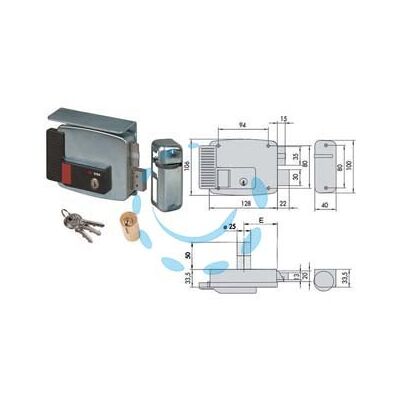 CISA Elettroserratura Applicare Cancelli Tetto+pulsante Int.2 Mandate 11771 - Mm.50 Dx (11771501n7) CISA Elettroserratura Applicare Cancelli Tetto+pulsante Int.2 Mandate 11771 - Mm.50 Dx (11771501n7)