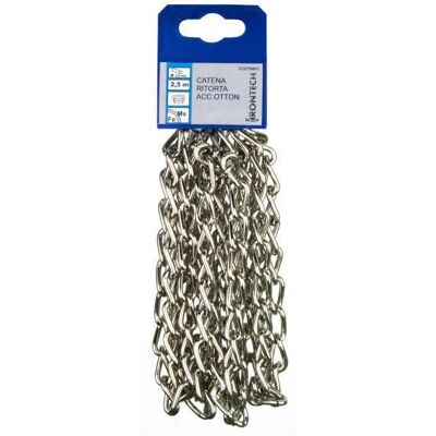 MASIDEF Catena Ritorta Pretagliata Diam. 3 Mm. In Acciaio Ottonato 2,5 Mt. MASIDEF Catena Ritorta Pretagliata Diam. 3 Mm. In Acciaio Ottonato 2,5 Mt.