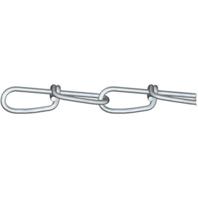 Dörner + Helmer 156147 Catena in acciaio argento - 30m - DIN 5686 Dörner + Helmer 156147 Catena in acciaio argento - 30m - DIN 5686