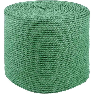 VIDAXL Corda Di Juta 10 Pcs Verde 100% Juta Tossa VIDAXL Corda Di Juta 10 Pcs Verde 100% Juta Tossa