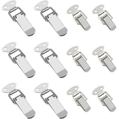 ENLENK 12 Pezzi Serratura A Leva Di Tensione In Acciaio Inossidabile Con Alta Tenuta Per Cassaforte, Cassetto E Cassetta Degli Attrezzi (2 Dimensioni) ENLENK 12 Pezzi Serratura A Leva Di Tensione In Acciaio Inossidabile Con Alta Tenuta Per Cassaforte, Cassetto E Cassetta Degli Attrezzi (2 Dimensioni)