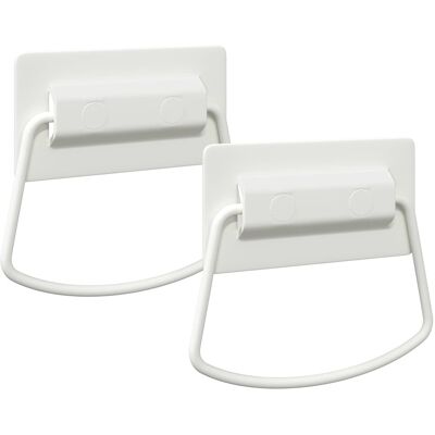VIDAXL Maniglie Per Armadi 2 Pz Bianco 85 X 45 Mm Metallo VIDAXL Maniglie Per Armadi 2 Pz Bianco 85 X 45 Mm Metallo