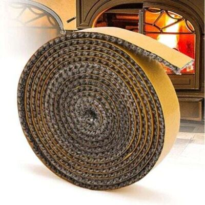 ENOWELIR Nastro Sigillante Per Stufa A Legna – Fibra Di Vetro Resistente A 650 °c – 3 × 12 Mm × 2 M – Guarnizione Isolante Per Alte Temperature ENOWELIR Nastro Sigillante Per Stufa A Legna – Fibra Di Vetro Resistente A 650 °c – 3 × 12 Mm × 2 M – Guarnizione Isolante Per Alte Temperature