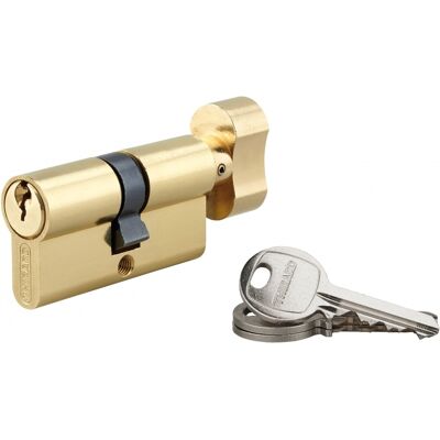 Thirard - Cylindre bouton - 30x30mm - ottone placcato - Lock cylinder Thirard - Cylindre bouton - 30x30mm - ottone placcato - Lock cylinder
