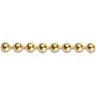 IDROWEB Catena A Perline Ottone Lucido Mm.4 IDROWEB Catena A Perline Ottone Lucido Mm.4