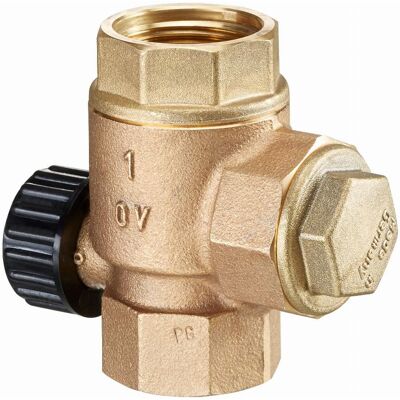 OVENTROP Valvola Di Ritegno A Sifone Tipo Svu, Modello Universale Dn 32, 3 X G 1¼ F, Pn 10 Bronzo - 1071010 OVENTROP Valvola Di Ritegno A Sifone Tipo Svu, Modello Universale Dn 32, 3 X G 1¼ F, Pn 10 Bronzo - 1071010
