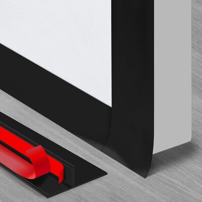 OEM Guarnizione In Silicone A Forma Di T Da 2" X 20', Nastro Sigillante Per Porte E Finestre, Blocca Le Correnti D'Aria Fredda E Riduce Il Rumore, Nero OEM Guarnizione In Silicone A Forma Di T Da 2" X 20', Nastro Sigillante Per Porte E Finestre, Blocca Le Correnti D'Aria Fredda E Riduce Il Rumore, Nero