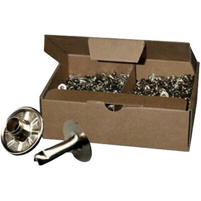 BRIXO Rivetti Nichelati Maschi/femmine 3x6mm Conf. 1000 Pz BRIXO Rivetti Nichelati Maschi/femmine 3x6mm Conf. 1000 Pz