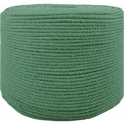 VIDAXL Corda Verde 0,8 X 0,8 X 5000 Cm Cotone VIDAXL Corda Verde 0,8 X 0,8 X 5000 Cm Cotone