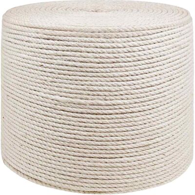 VIDAXL Corda Di Juta 6 Bianco 100% Juta Tossa VIDAXL Corda Di Juta 6 Bianco 100% Juta Tossa