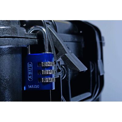 Abus Lucchetto A Combinazione 145/30 Blu - Lucchetto Per Bagagli, Armadietti E Molto Altro. - Lucchetto In Alluminio - Codice Numerico Regolabile Individualmente - Livello Di Sicurezza 3 Abus Lucchetto A Combinazione 145/30 Blu - Lucchetto Per Bagagli, Armadietti E Molto Altro. - Lucchetto In Alluminio - Codice Numerico Regolabile Individualmente - Livello Di Sicurezza 3