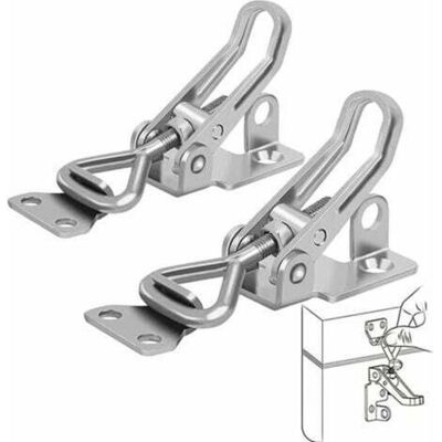 OEM Pezzi, Serratura In Metallo Con Cerniera, Chiusura A Leva, Resistente Alla Ruggine, Fissaggio Robusto, Clip Di Bloccaggio Incernierata Per Mettere In Sicurezza Valigie, Armadi, Porte OEM Pezzi, Serratura In Metallo Con Cerniera, Chiusura A Leva, Resistente Alla Ruggine, Fissaggio Robusto, Clip Di Bloccaggio Incernierata Per Mettere In Sicurezza Valigie, Armadi, Porte
