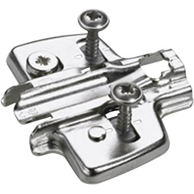 Hettich - Piastra di Montaggio con Regolazione dell'Altezza - Acciaio - 50 pezzi Hettich - Piastra di Montaggio con Regolazione dell'Altezza - Acciaio - 50 pezzi