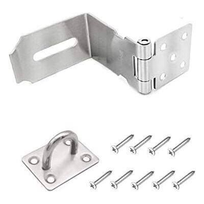 OEM 2 Chiusure A Scatto Per Porta In Acciaio Inox Da 5 Pollici, Fibbia Per Lucchetto Rinforzata, Chiusura A 90° Per Lucchetto, Serratura Di Sicurezza Ad Angolo Retto, Dispositivo Di Sicurezza OEM 2 Chiusure A Scatto Per Porta In Acciaio Inox Da 5 Pollici, Fibbia Per Lucchetto Rinforzata, Chiusura A 90° Per Lucchetto, Serratura Di Sicurezza Ad Angolo Retto, Dispositivo Di Sicurezza