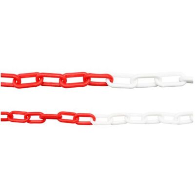 UNIKO Catena Segnaletica Bicolore Bianca / Rossa - Ø Mm. 6 X 36 X 19 X Mt.25 UNIKO Catena Segnaletica Bicolore Bianca / Rossa - Ø Mm. 6 X 36 X 19 X Mt.25
