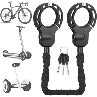 OEM Lucchetto Per Bici Elettrica Con Chiavi, Lucchetto A Catena Per Scooter Elettrico, Moto OEM Lucchetto Per Bici Elettrica Con Chiavi, Lucchetto A Catena Per Scooter Elettrico, Moto