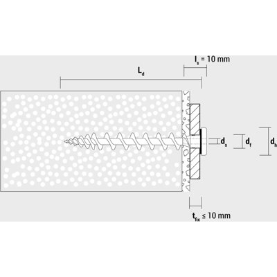 Vite isolante Celo - Modello 9AN80IPS - Antracite - Per sistemi isolanti Vite isolante Celo - Modello 9AN80IPS - Antracite - Per sistemi isolanti