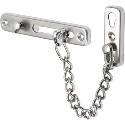 ENOWELIR Catena Antifurto In Acciaio Inossidabile, Fibbia A Catena (acciaio Inossidabile 304 Argento Spazzolato) ENOWELIR Catena Antifurto In Acciaio Inossidabile, Fibbia A Catena (acciaio Inossidabile 304 Argento Spazzolato)