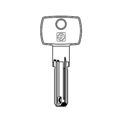 SILCA Dm175 Chiave Punzonata Ottone Q.ta 5 SILCA Dm175 Chiave Punzonata Ottone Q.ta 5