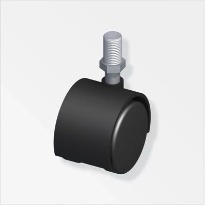 ALFER Rotella Per Mob Pvc D M10x15 Nero ALFER Rotella Per Mob Pvc D M10x15 Nero