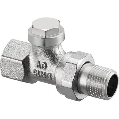 OVENTROP Raccordo A Vite Per Ritorno Combi 4 Passaggio Dn 20, R 3/4 X Rp 3/4, Pn 10, Ottone, Nichelato, 1090763 OVENTROP Raccordo A Vite Per Ritorno Combi 4 Passaggio Dn 20, R 3/4 X Rp 3/4, Pn 10, Ottone, Nichelato, 1090763