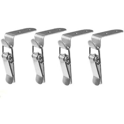 LARGEIGHT (7,2×2,2×0,1 Cm) Chiusura A Leva, Chiusura A Scatto, Chiusura A Leva A Molla In Acciaio Inox Per Cassetta Degli Attrezzi, Serratura A Leva, Cassetto, Cassetta Degli Attrezzi, Armadio, Mobile LARGEIGHT (7,2×2,2×0,1 Cm) Chiusura A Leva, Chiusura A Scatto, Chiusura A Leva A Molla In Acciaio Inox Per Cassetta Degli Attrezzi, Serratura A Leva, Cassetto, Cassetta Degli Attrezzi, Armadio, Mobile