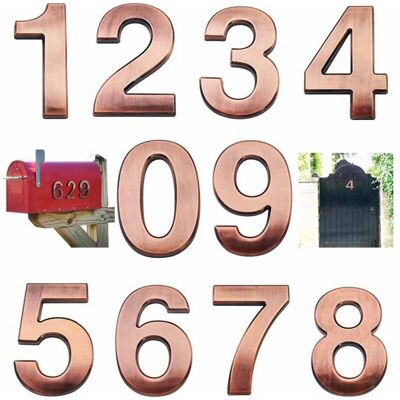 OEM Numeri Civici In Bronzo Da 7,6 Cm – Set Di 10 Numeri Decorativi Per Cassette Postali, Porte O Insegne Aziendali. OEM Numeri Civici In Bronzo Da 7,6 Cm – Set Di 10 Numeri Decorativi Per Cassette Postali, Porte O Insegne Aziendali.