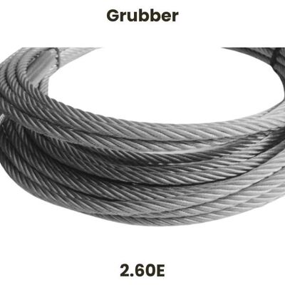 OEM Ricambio: Cavo Di Sollevamento In Acciaio Grubber 2.60e OEM Ricambio: Cavo Di Sollevamento In Acciaio Grubber 2.60e