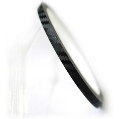 STICKERSLAB Strisce Adesive Per Cerchi Moto Effetto Carbonio 7/10mm X 6 Metri Larghezza - 7mm X 6mt STICKERSLAB Strisce Adesive Per Cerchi Moto Effetto Carbonio 7/10mm X 6 Metri Larghezza - 7mm X 6mt