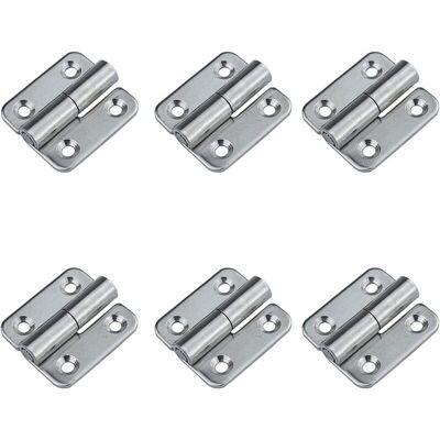 OEM (destra) 6 Cerniere Rimovibili, Guarnizioni Scorrevoli Piccole Da 1,5", Cerniere Per Porte Rimovibili In Acciaio Inox 304, Lato Sinistro OEM (destra) 6 Cerniere Rimovibili, Guarnizioni Scorrevoli Piccole Da 1,5", Cerniere Per Porte Rimovibili In Acciaio Inox 304, Lato Sinistro