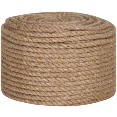 VIDAXL Spago In Juta 10 Pz 20 Mm 100 M Naturale 100% Juta Tossa VIDAXL Spago In Juta 10 Pz 20 Mm 100 M Naturale 100% Juta Tossa