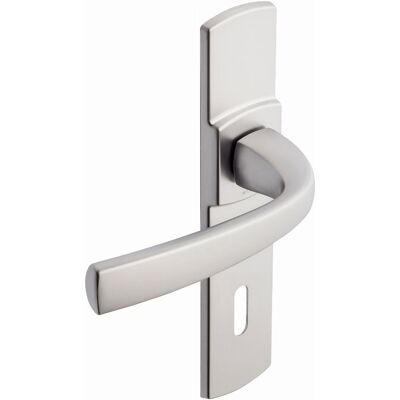 VACHETTE - Set Per Porte Muze Bezault - Interasse 165 Mm - Velluto Cromato - Chiave L - 4075/6390 VACHETTE - Set Per Porte Muze Bezault - Interasse 165 Mm - Velluto Cromato - Chiave L - 4075/6390