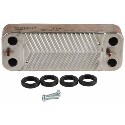 DIFF Scambiatore Sanitario 16 Piastre - Per Saunier Duval : S1024800 DIFF Scambiatore Sanitario 16 Piastre - Per Saunier Duval : S1024800