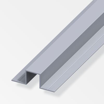 Profilo a U in alluminio Alfer 1m Naturale 23,5x67,5mm - Profilo Profilo a U in alluminio Alfer 1m Naturale 23,5x67,5mm - Profilo
