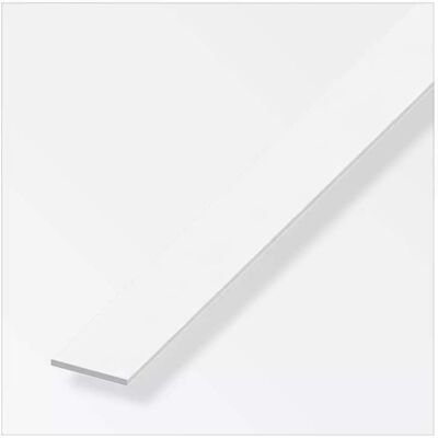 ALFER Barra Piatta Alluminio Bianco Traffico 25x2 Mm 1 M Resistente ALFER Barra Piatta Alluminio Bianco Traffico 25x2 Mm 1 M Resistente