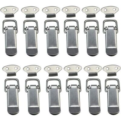 OEM Set Di 12 Elementi Di Fissaggio Per Il Cofano, Tra Cui Una Serratura A Leva, Una Serratura A Molla, Una Serratura A Levetta, Una Clip A Molla A Gancio E Una Clip A Molla In Acciaio Inossidabile. OEM Set Di 12 Elementi Di Fissaggio Per Il Cofano, Tra Cui Una Serratura A Leva, Una Serratura A Molla, Una Serratura A Levetta, Una Clip A Molla A Gancio E Una Clip A Molla In Acciaio Inossidabile.