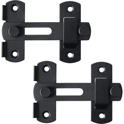 SIOKS Pezzi - Serratura Per Porta Scorrevole - Chiusura A Leva - Fissaggio Sicuro Per Cancelli E Armadi E 43 Resistente All'umidità Uso Interno Ed Esterno Nero Opaco 10x7x20cm SIOKS Pezzi - Serratura Per Porta Scorrevole - Chiusura A Leva - Fissaggio Sicuro Per Cancelli E Armadi E 43 Resistente All'umidità Uso Interno Ed Esterno Nero Opaco 10x7x20cm