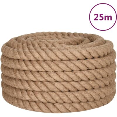 VIDAXL Corda In Juta Lunga 25 M Spessa 36 Mm VIDAXL Corda In Juta Lunga 25 M Spessa 36 Mm