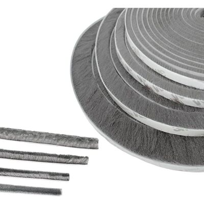 OEM Guarnizione A Spazzola Per Porte, 1 M (l) X 9 Mm (p) X 23 Mm (a), Grigia, Guarnizione Insonorizzante Per Porte E Finestre, Guarnizione A Spazzola Adesiva OEM Guarnizione A Spazzola Per Porte, 1 M (l) X 9 Mm (p) X 23 Mm (a), Grigia, Guarnizione Insonorizzante Per Porte E Finestre, Guarnizione A Spazzola Adesiva
